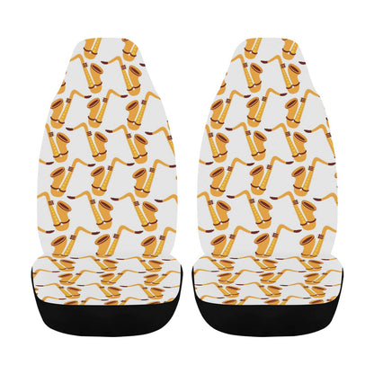 Saxophone Print Design LKS404 Car Seat Covers