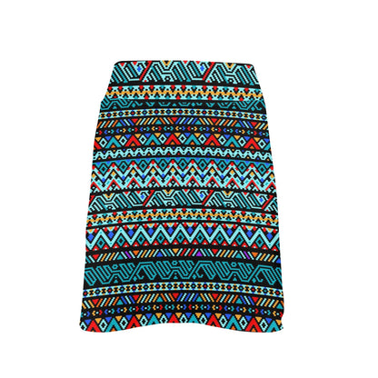 Southwestern Style 17" Golf & Pickleball Skort with Pockets