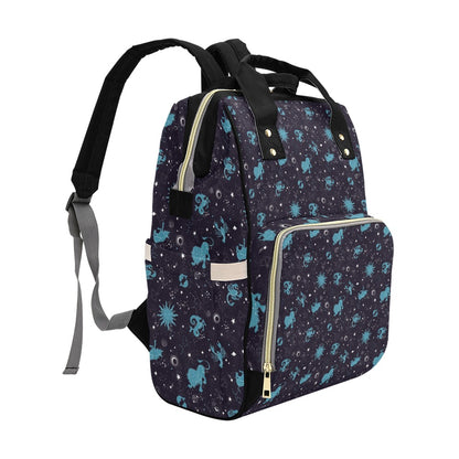 Zodiac Print Design LKS303 Diaper Bag Backpack