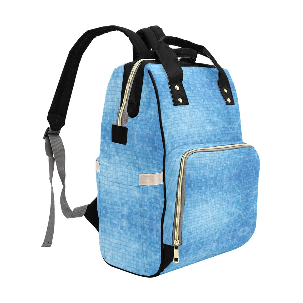 Swimming Pool Print Design LKS302 Diaper Bag Backpack