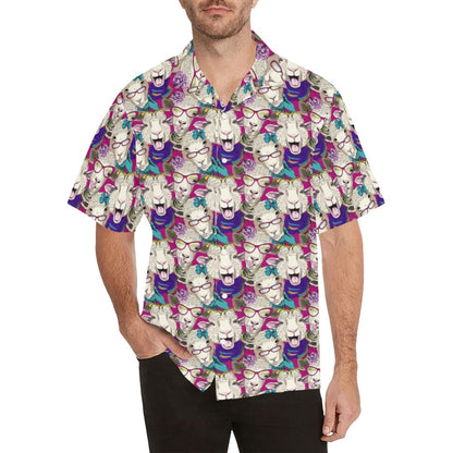 Sheep Print Design LKS403 Men's Men's Hawaiian Shirt