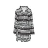 Samoan Tattoo Print Design LKS304 Women's Fleece Robe