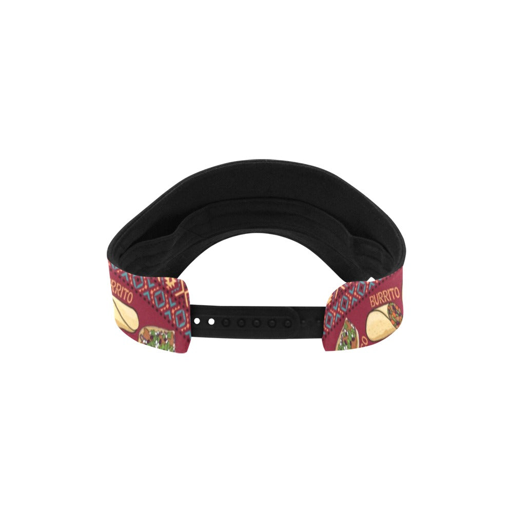 Burrito Taco Print Design LKS302 Unisex Sun Visor