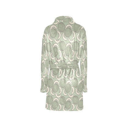Cantaloupe Pattern Print Design 01 Women's Fleece Robe