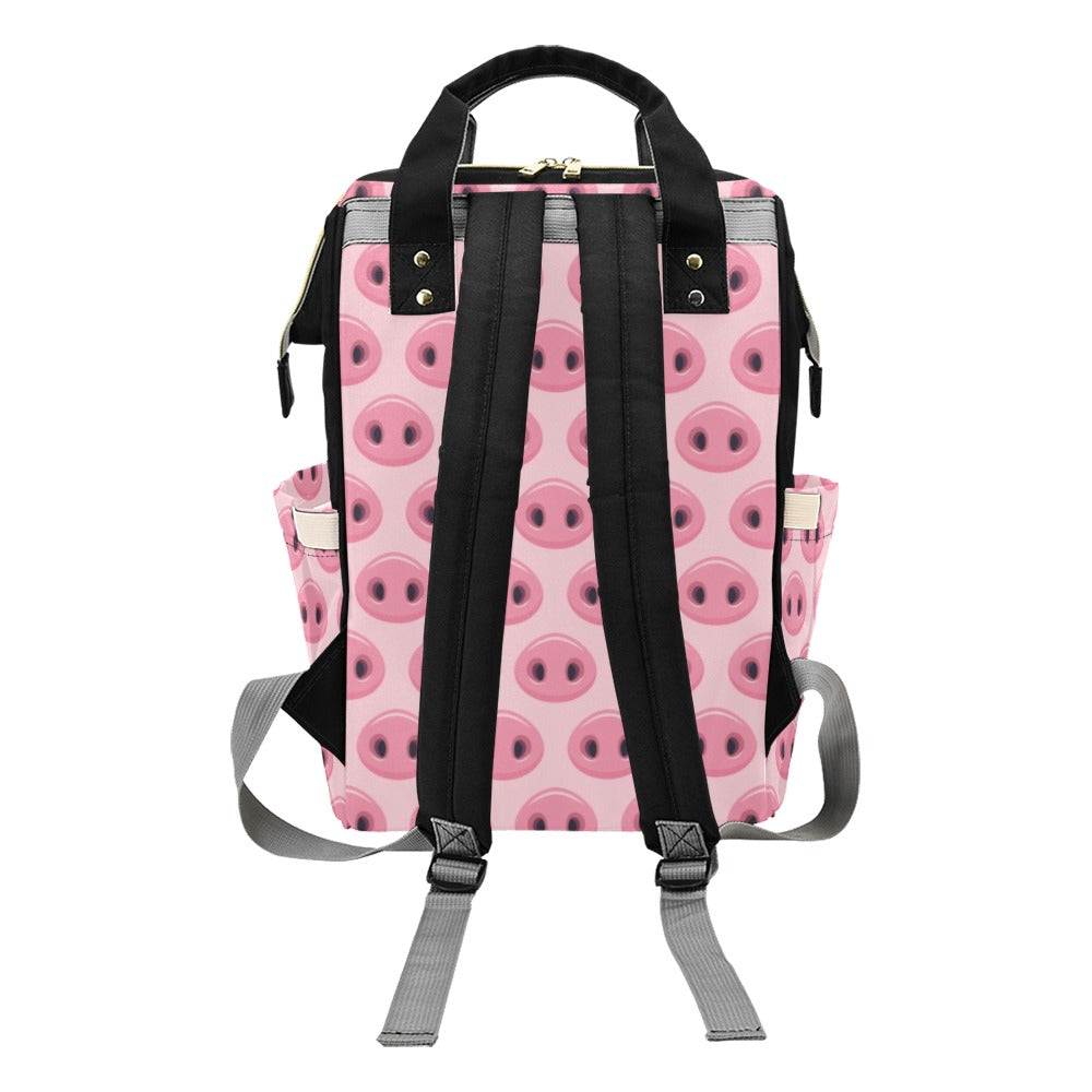 Pig Print Design LKS401 Diaper Bag Backpack