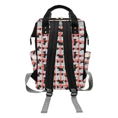 Scottish Terriers Print Design LKS3014 Diaper Bag Backpack