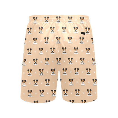 Russell Terriers Print Design LKS3011 Men's Swim Trunks Beach Shorts