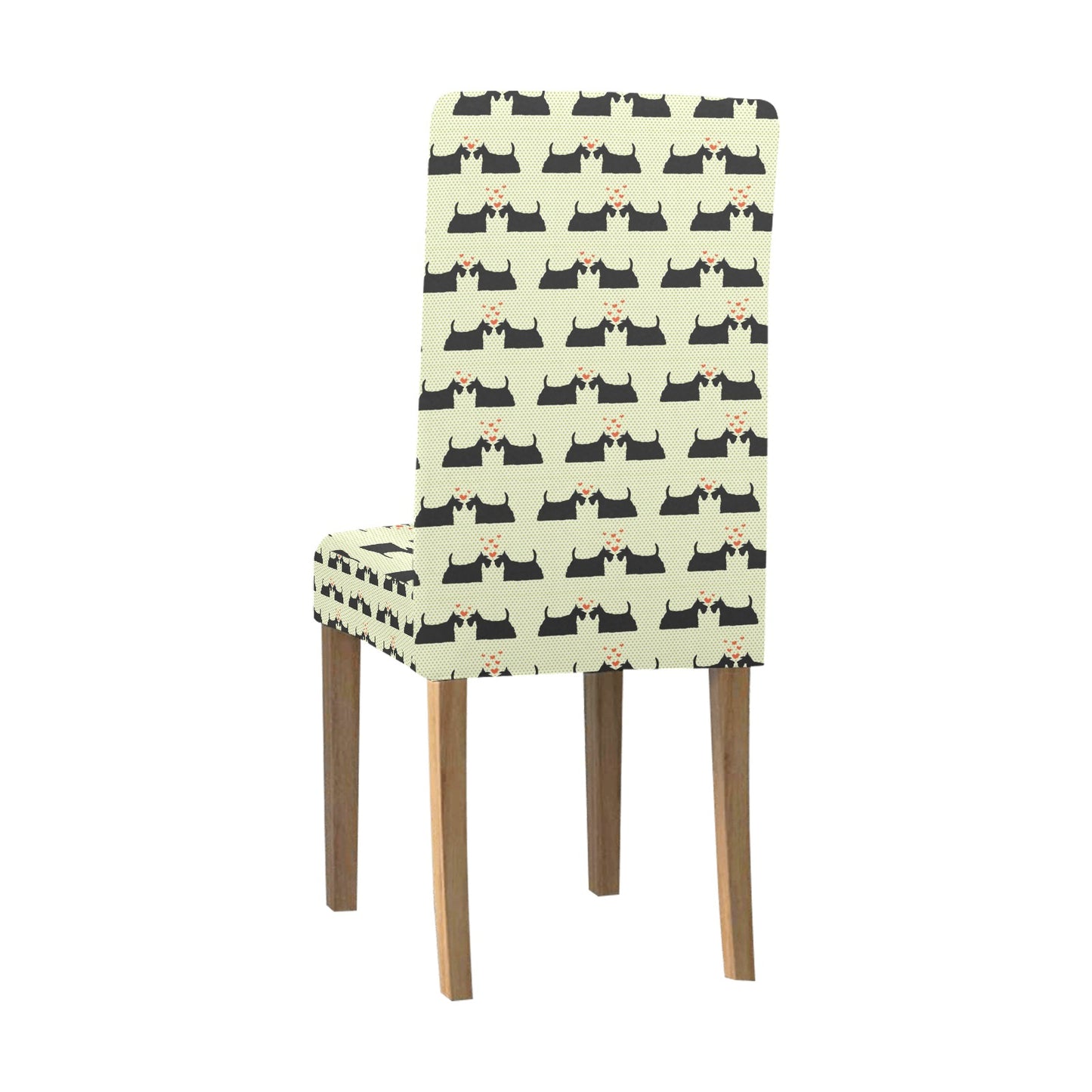 Scottish Terriers Print Design LKS304 Dining Chair Slipcover