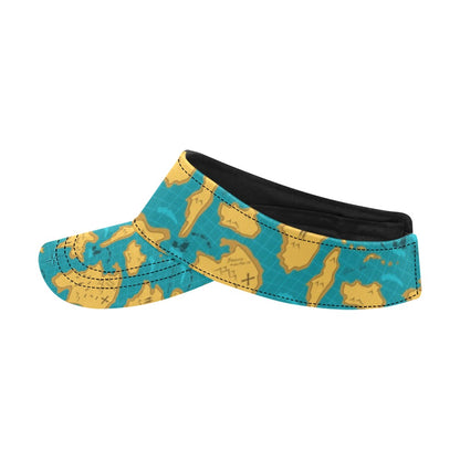 World Map Print Design LKS301 Unisex Sun Visor