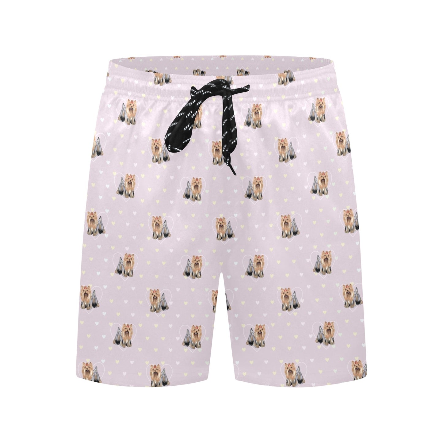 Yorkshire Terriers Print Design LKS302 Men's Swim Trunks Beach Shorts