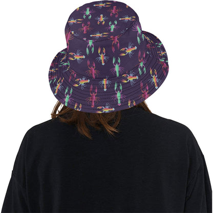 Lobster Print Design LKS402 Unisex Bucket Hat