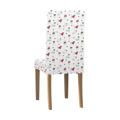 Russell Terriers Print Design LKS308 Dining Chair Slipcover
