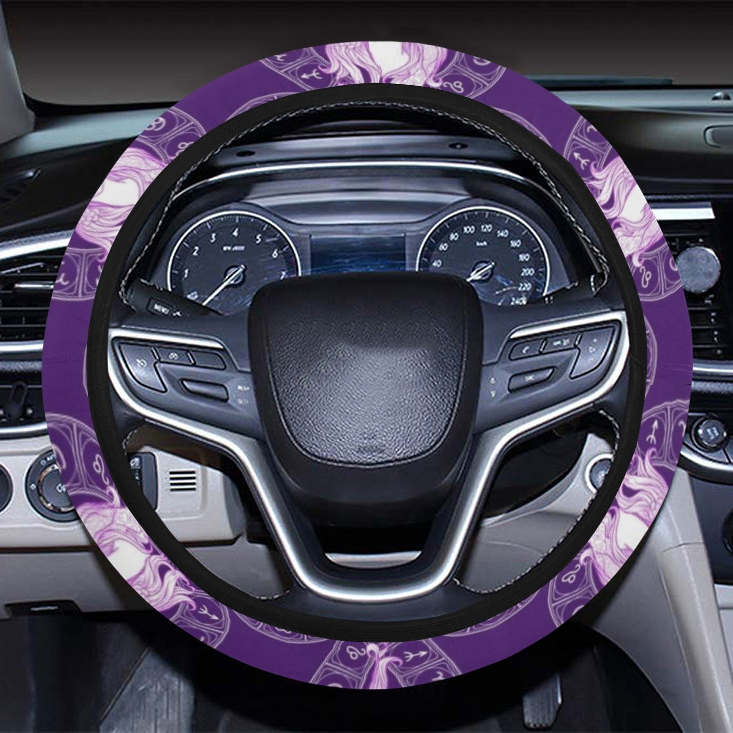 Virgo Print Design LKS301 Steering Wheel Cover with Elastic Edge