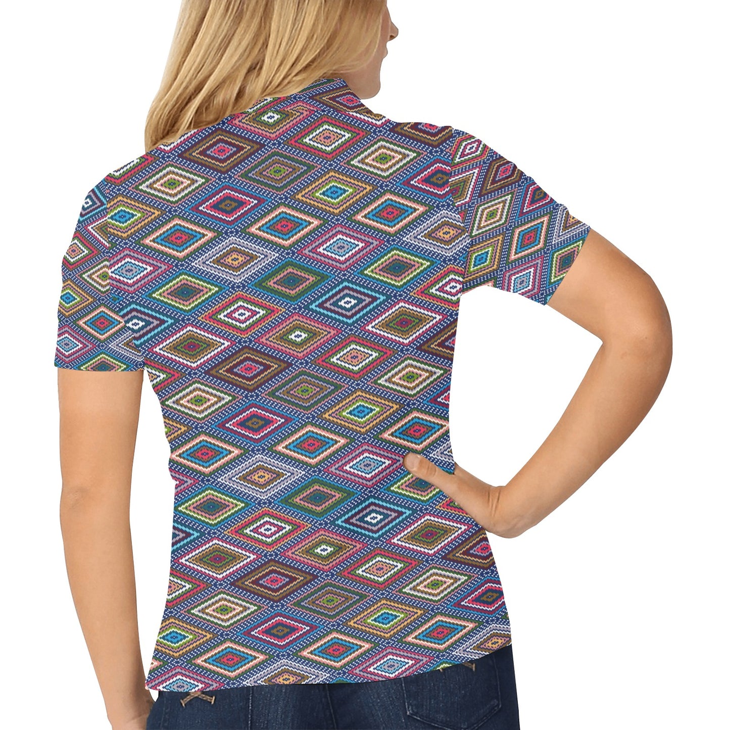 Southwestern Design Women's Polo Shirt