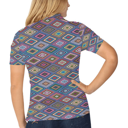 Southwestern Design Women's Polo Shirt