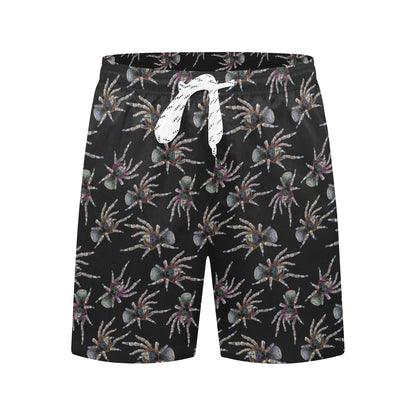 Tarantula Print Design LKS402 Men's Swim Trunks Beach Shorts