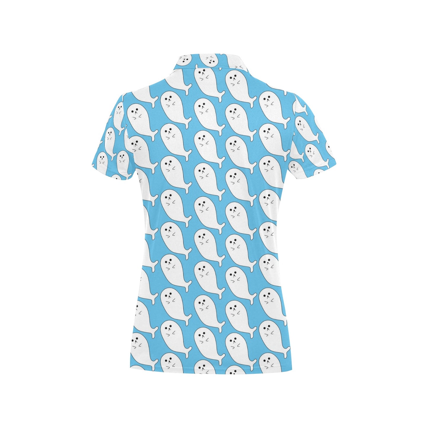 Sea Lion Print Design LKS402 Women's Polo Shirt