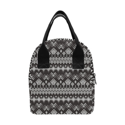 Tribal Pattern Print Design LKS304 Insulated Lunch Bag