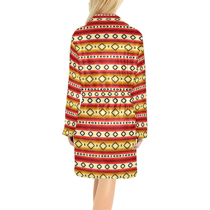 Serape Themed Women's Fleece Robe