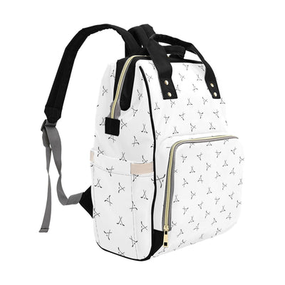 Hockey Print Design LKS304 Diaper Bag Backpack