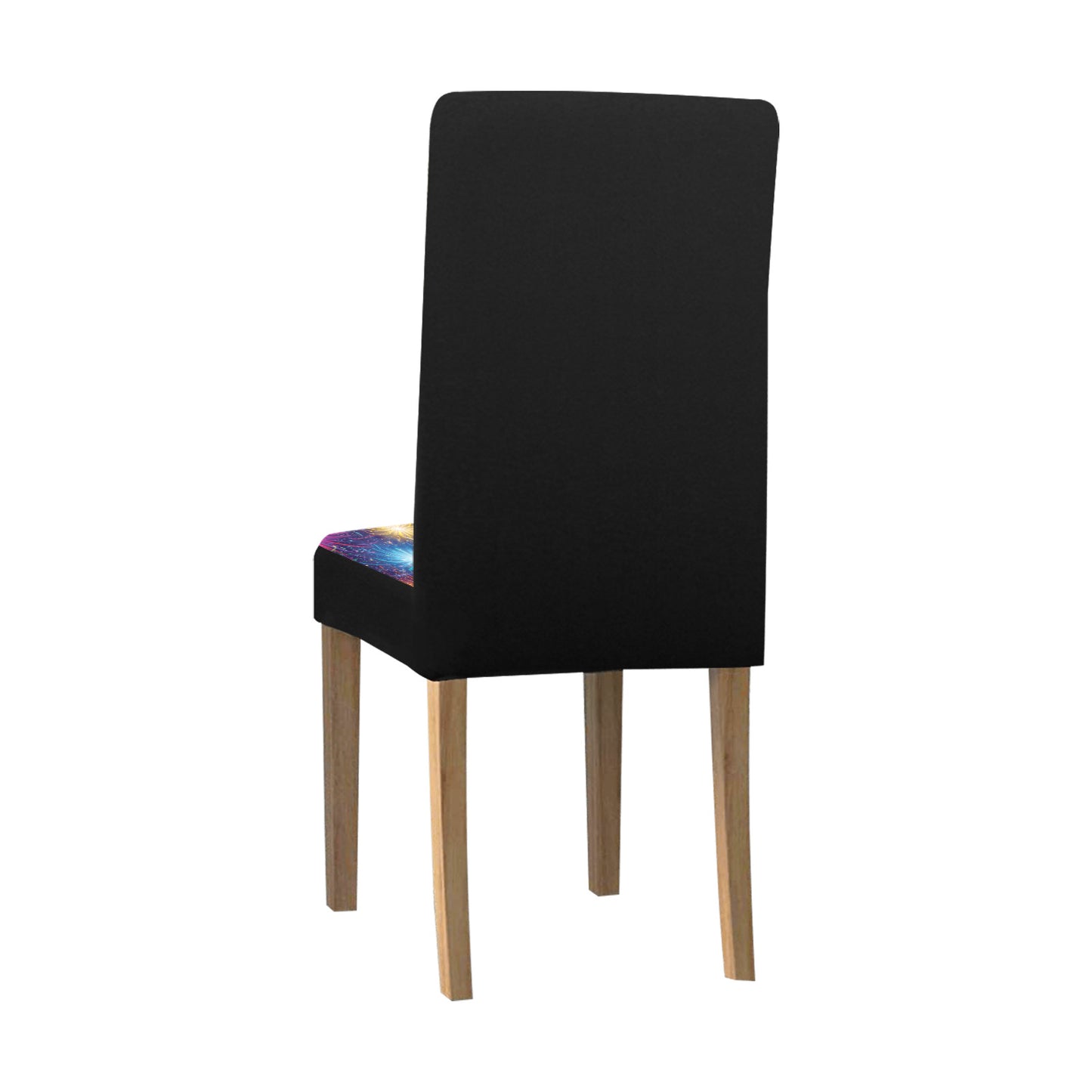 Firework Colorful Print Design LKS301 Dining Chair Slipcover