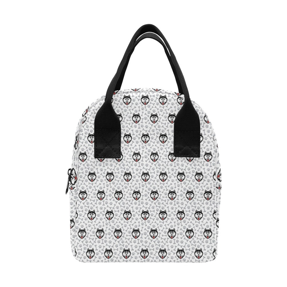 Siberian Huskies Print Design LKS305 Insulated Lunch Bag