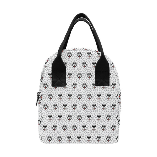 Siberian Huskies Print Design LKS305 Insulated Lunch Bag