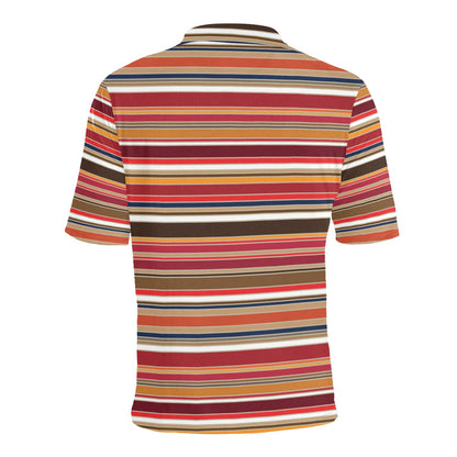 Serape Print Design LKS301 Men Polo Shirt