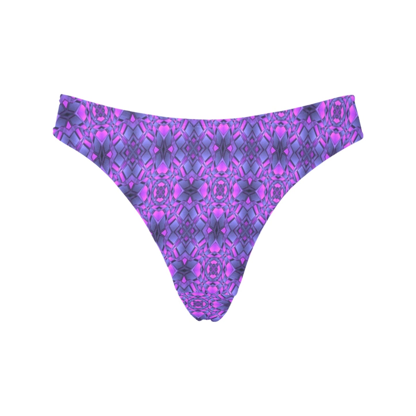 kaleidoscope Pattern Print Design Women's Thongs
