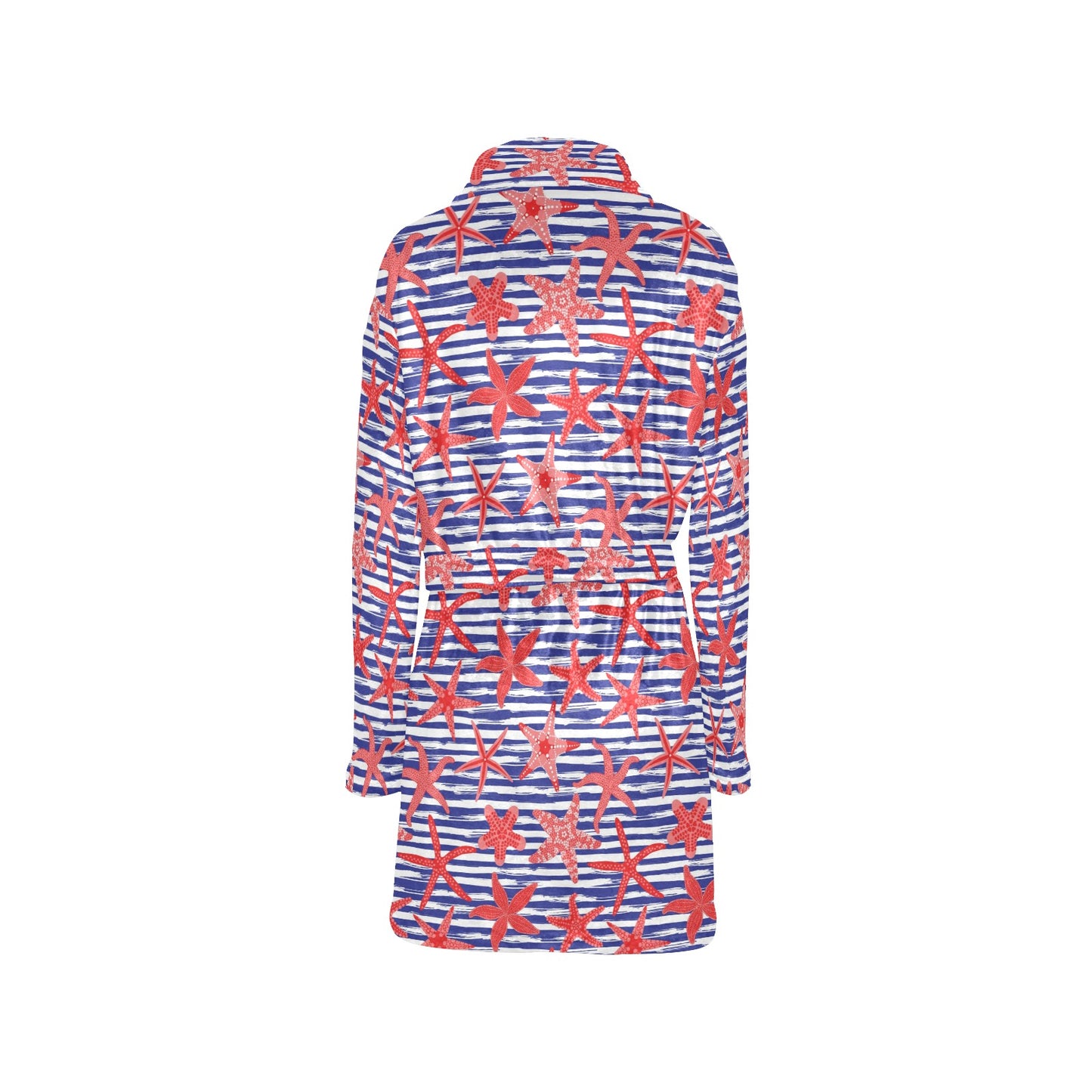 Starfish Print Design LKS401 Women's Fleece Robe