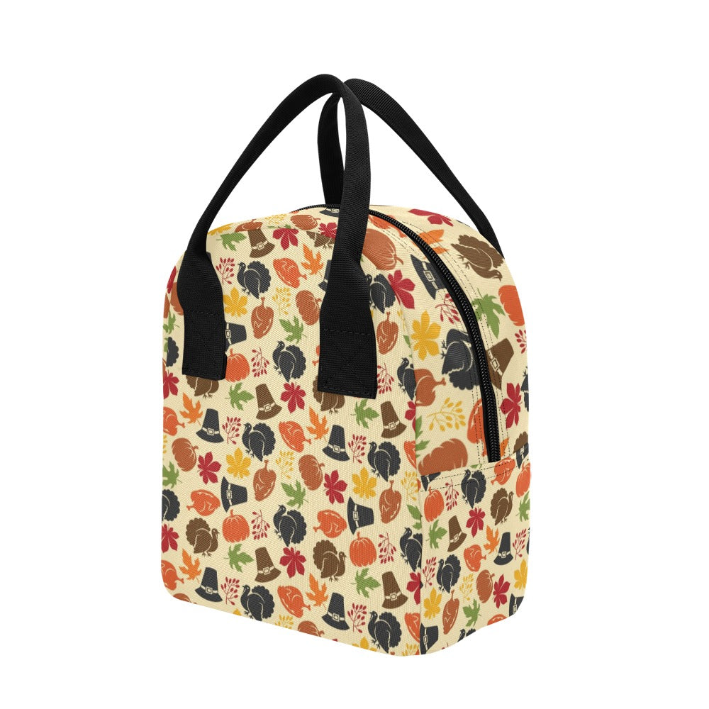 Thanksgiving Print Design LKS303 Insulated Lunch Bag