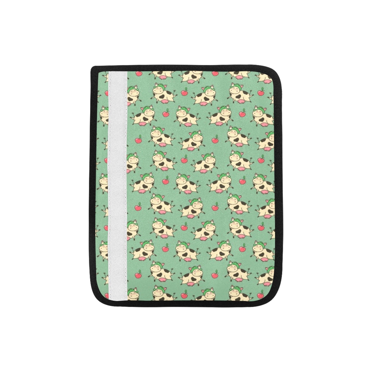 Cattle Print Design LKS402 Car Seat Belt Cover