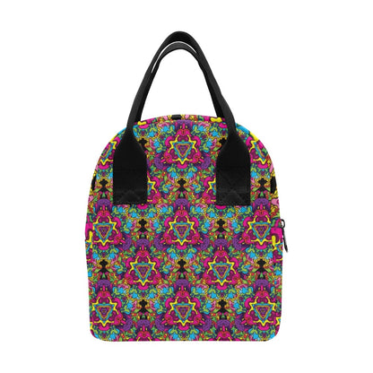 Trippy Print Design LKS303 Insulated Lunch Bag