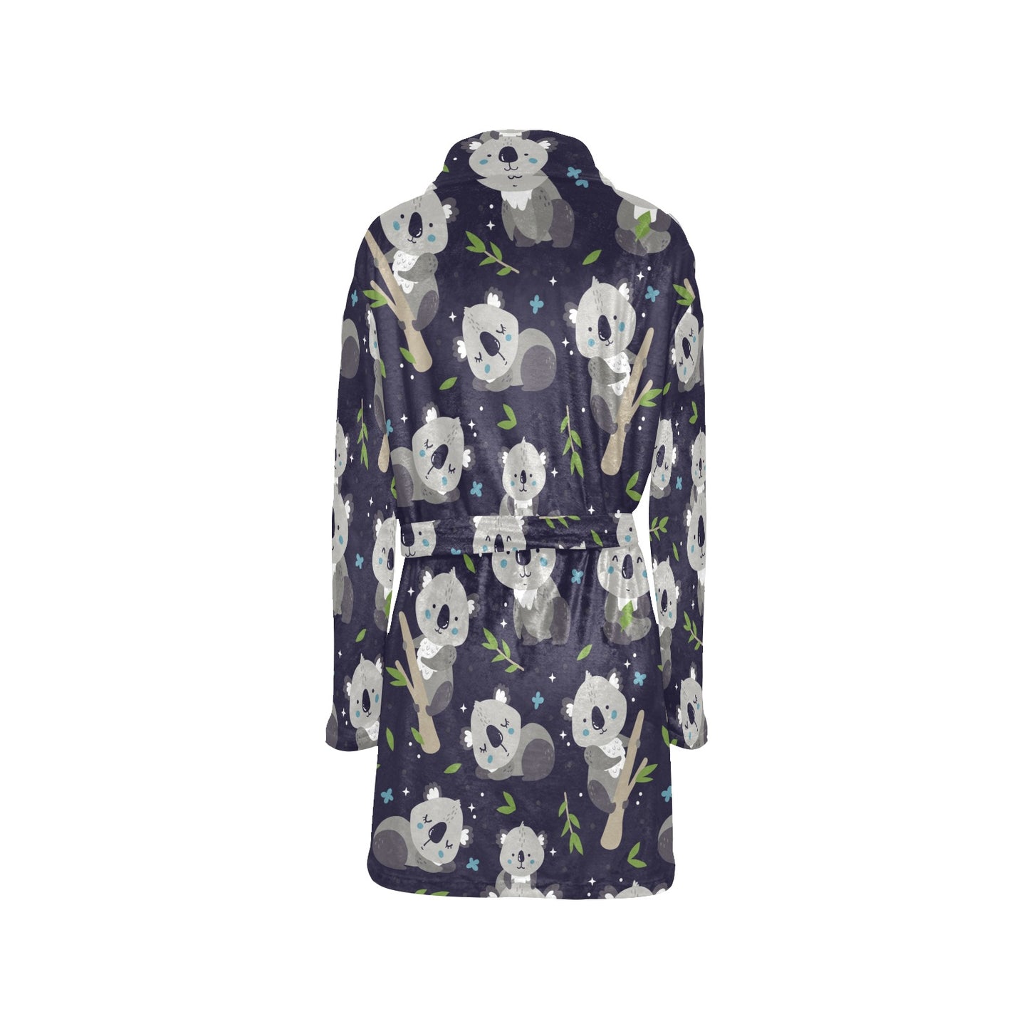 Koala Pattern Print Design 04 Women's Fleece Robe