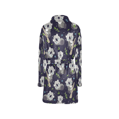 Koala Pattern Print Design 04 Women's Fleece Robe