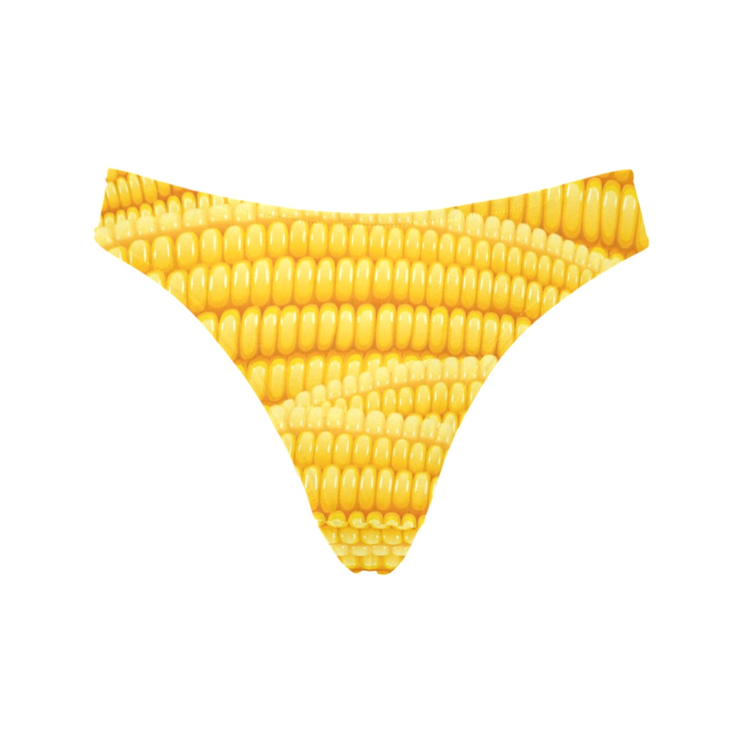Agricultural Corn cob Pattern Women's Thongs