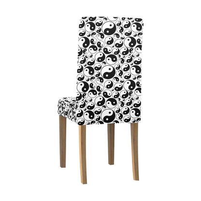 Yin Yang Print Design LKS302 Dining Chair Slipcover
