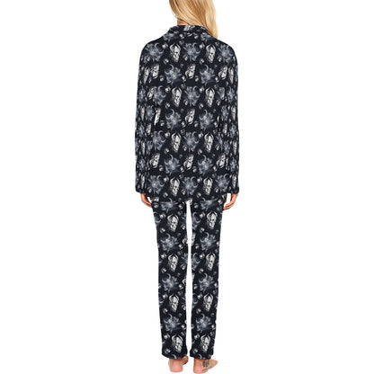 Vikings Print Design LKS304 Women's Long Pajama Set