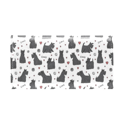 Scottish Terriers Print Design LKS3015 Women's Trifold Wallet