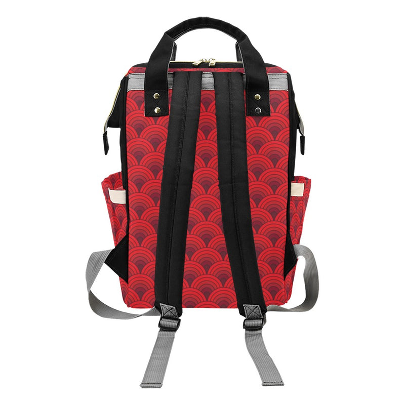 Scales Print Design LKS403 Diaper Bag Backpack