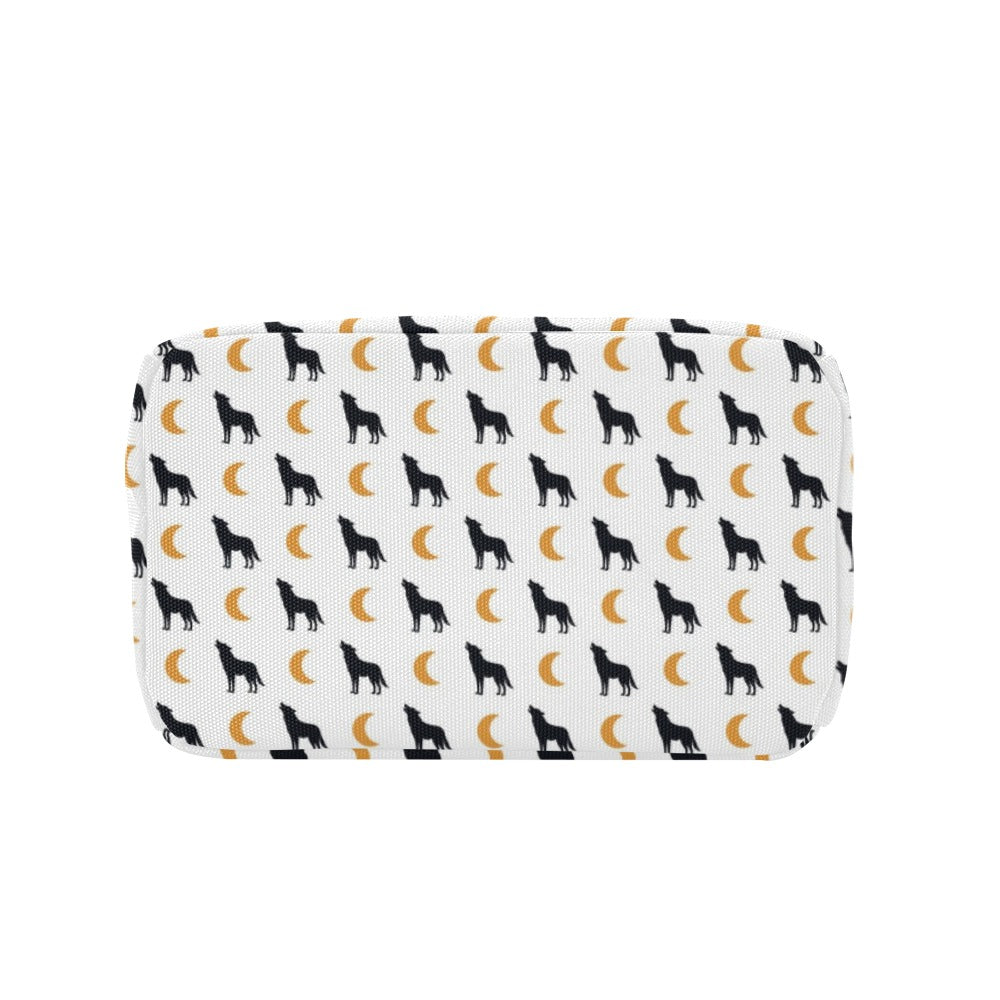 Wolf Moon Print Design LKS302 Insulated Lunch Bag