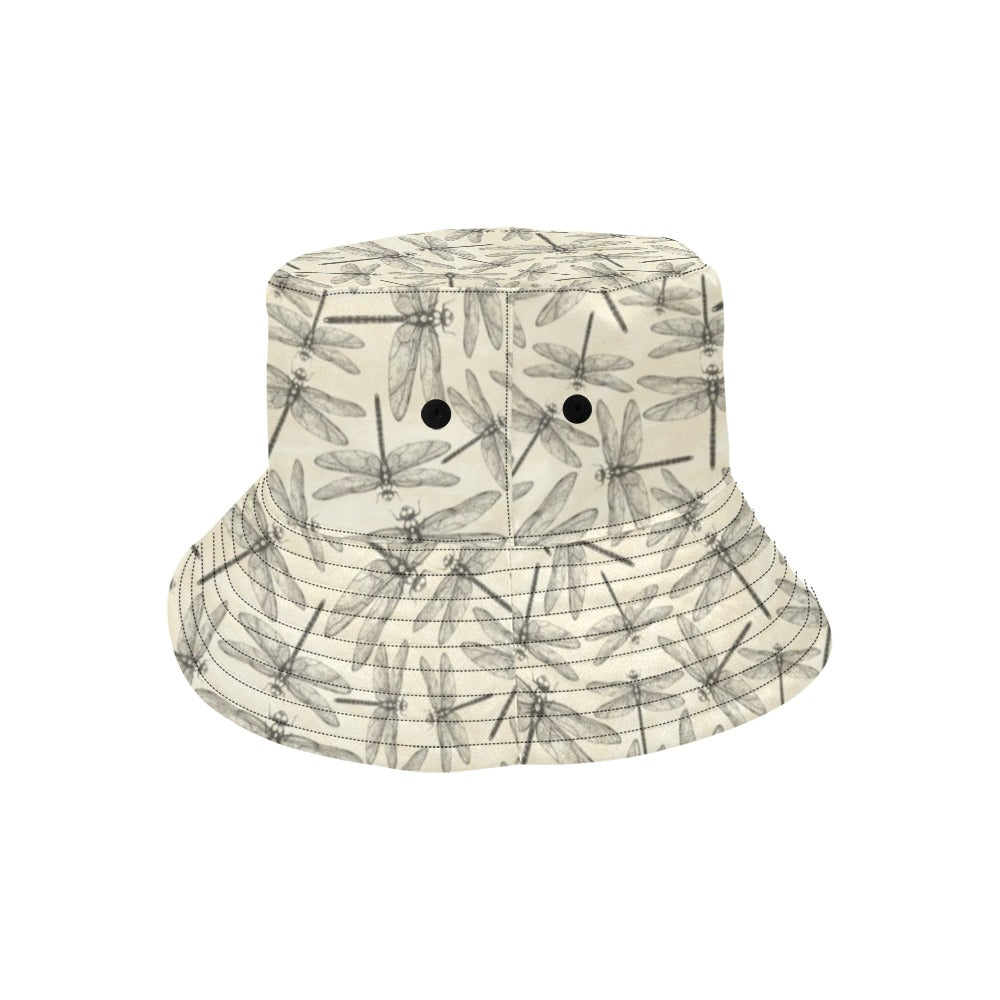 Dragonfly Print Design LKS402 Unisex Bucket Hat