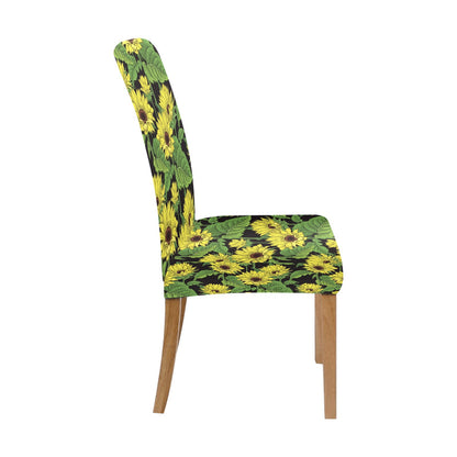 Sunflower Print Design LKS3010 Dining Chair Slipcover