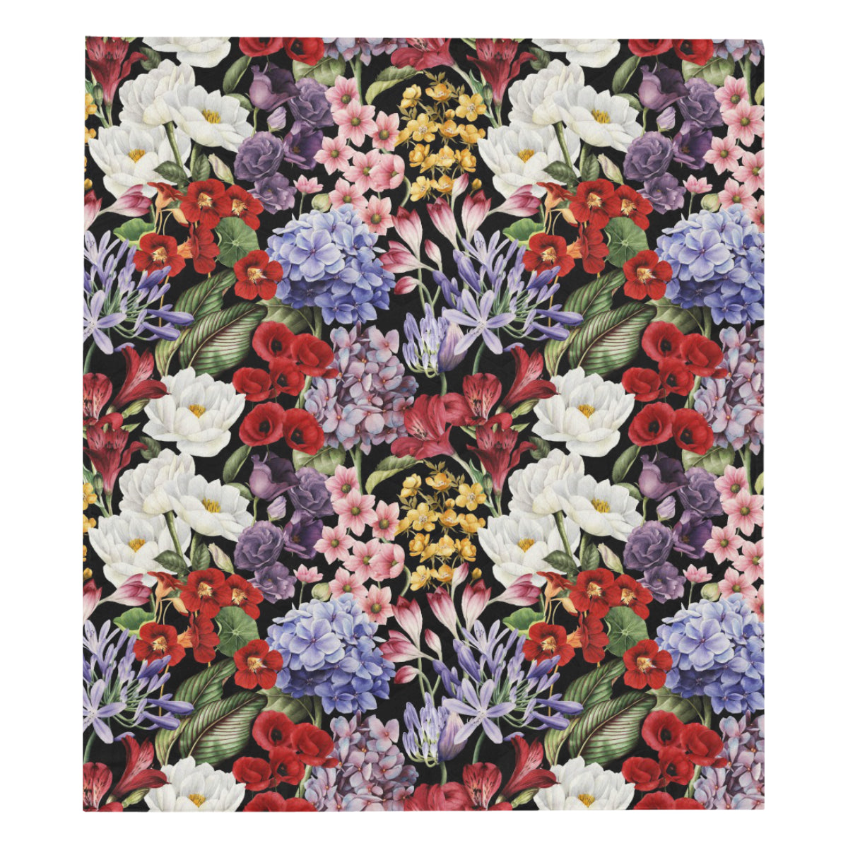 Summer Floral Pattern Print Design SF04 Premium Quilt