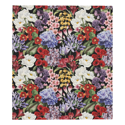 Summer Floral Pattern Print Design SF04 Premium Quilt