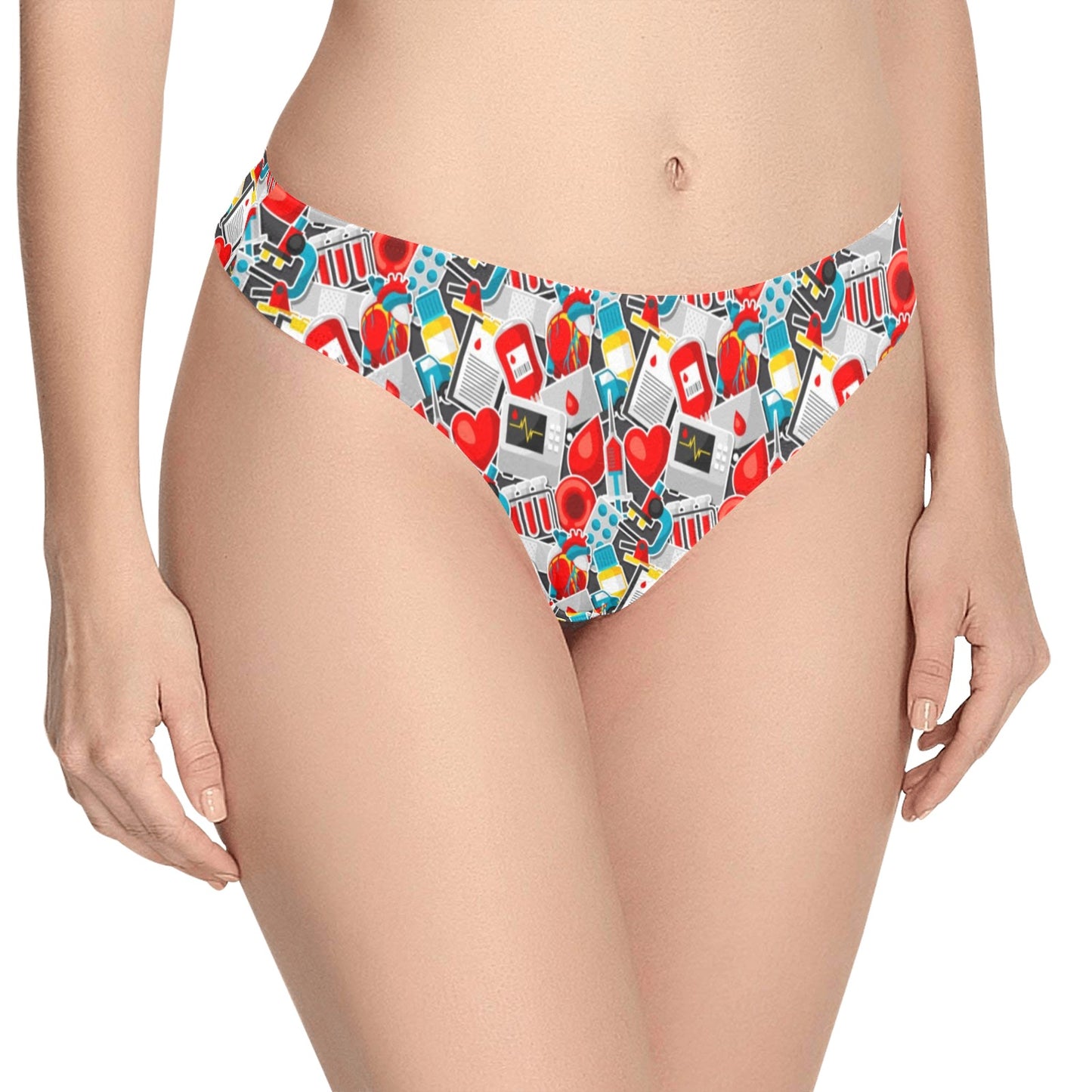 Phlebotomist Medical Themed Women's Thongs