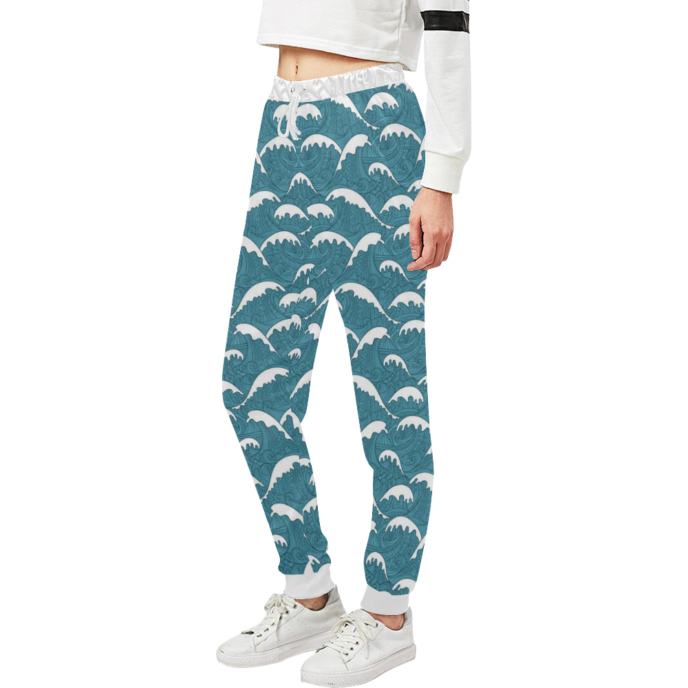 Surf Wave Tribal Design Unisex Sweatpants