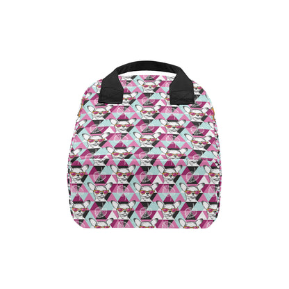 Chihuahua Cute Triangle Pattern Insulated Lunch Bag