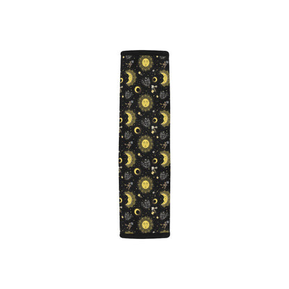 Sun Moon Print Design LKS301 Car Seat Belt Cover