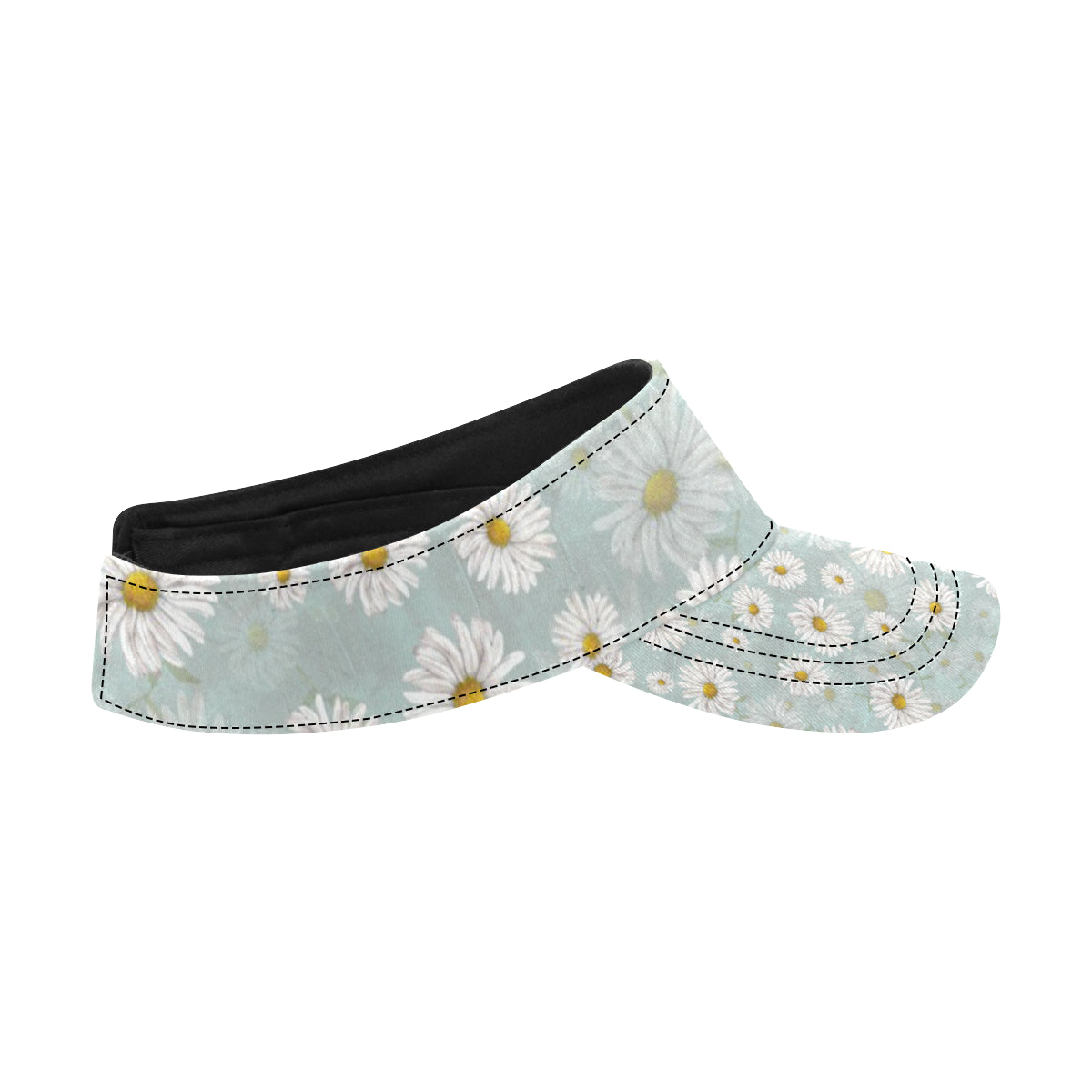 Daisy Pattern Print Design DS012 Unisex Sun Visor